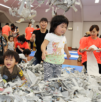学生たちが主体となって企画運営したプレーパーク