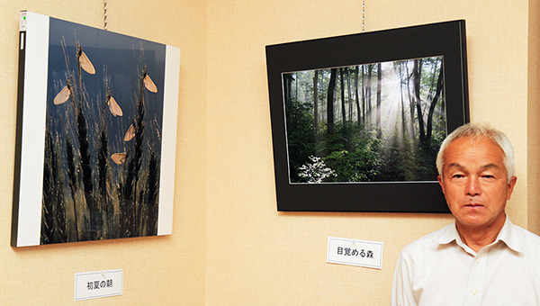 平松国秀さんと展示作品