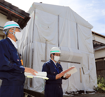 赤穂市一例目の略式代執行が着手された加里屋の空き倉庫