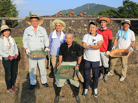 有年地区の活性化を目指して発足した「うね地区まちおこし隊」