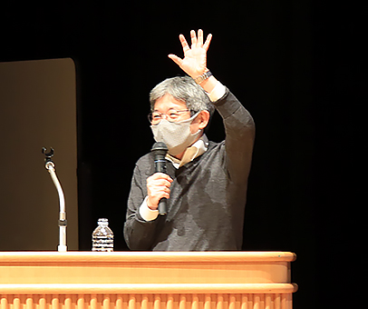 「文化によるまちづくり」をテーマに文化政策の重要性を語った平田オリザさん