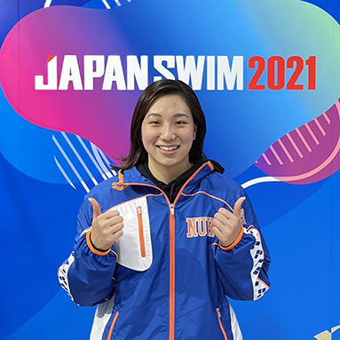 全国ランキング1位となり、高校時代の有終の美を飾った舩本愛子さん