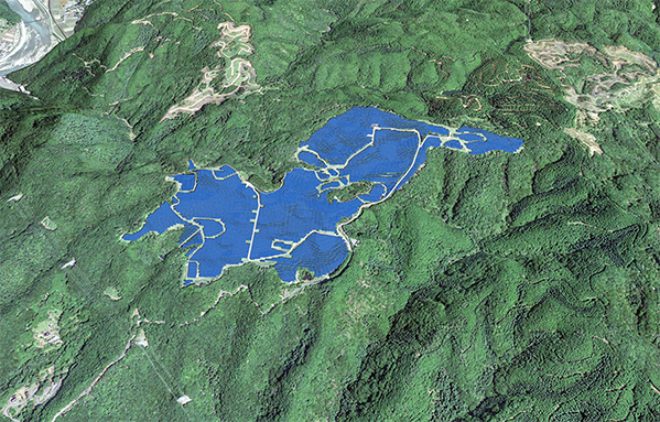 パシフィコ・エナジーの企業サイトに掲出されている「播州メガソーラープロジェクト」のイメージ図