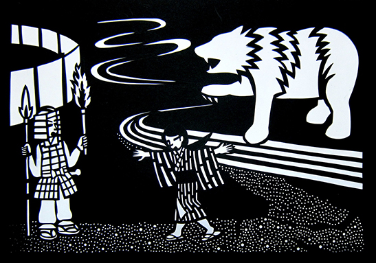 切り絵・村杉創夢