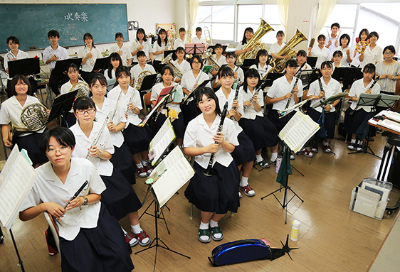 50回目の定期演奏会を迎える赤穂高校吹奏楽部