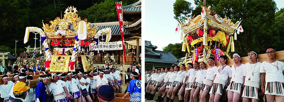 昨年に続いて中止が決まった塩屋荒神社の秋祭り