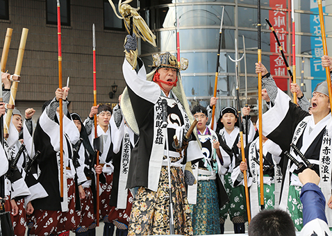 2年前の第116回赤穂義士祭の様子=2019年12月14日