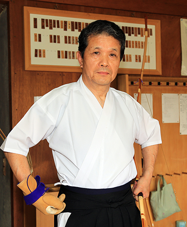 「また代表に選ばれるように稽古に励みたい」と話す新家義行さん