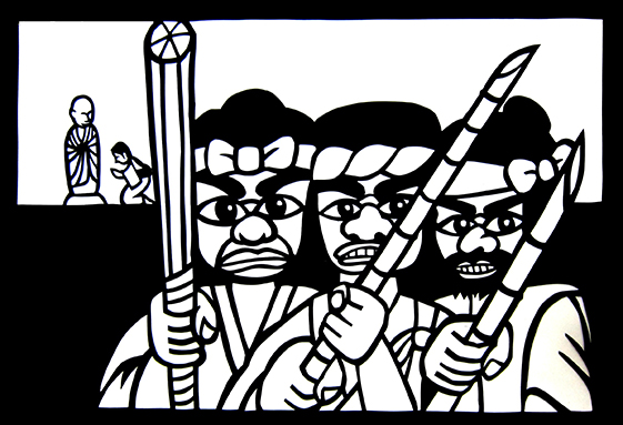 切り絵・村杉創夢