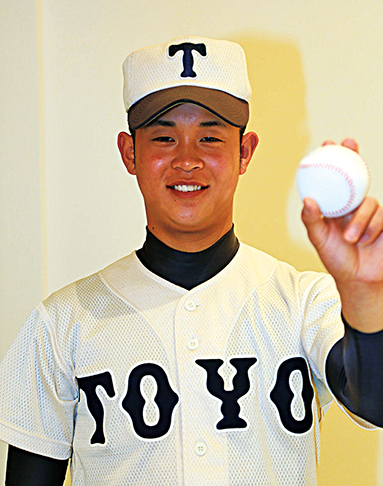 センバツ高校野球で活躍が期待される東洋大姫路の高橋蓮至君
